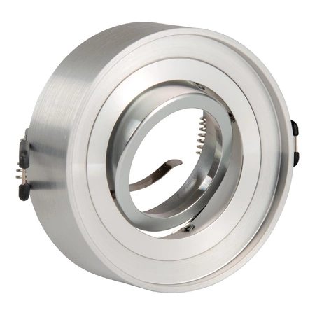 Bodové svítidlo MR16 stříbrné 12 V GAJA Sanico Goldlux svítidlo pro zapuštěnou montáž