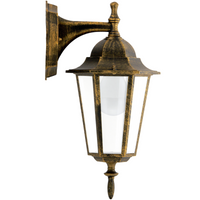 Nástěnné svítidlo zahradní fasádní svítidlo LIGURIA-LT spodní 1xE27 Patina - GOLDLUX (Polux)