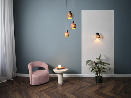 Dekorativní stropní svítidlo E27 Brown Clay Decor Ledvance