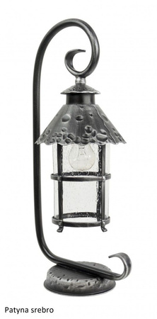 Venkovní stojací zahradní lampa POST Toledo K 4011/1/R E27 54cm Su-Ma