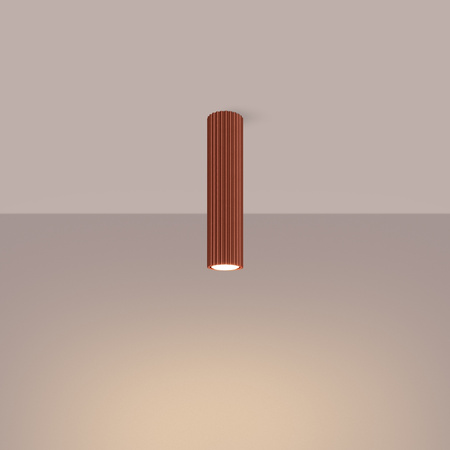 Bodové reflektorové stropní svítidlo Tuba GU10 Ochre Red Carbon Deep Space SL.1627 Sollux