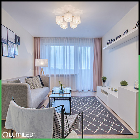 6x LED žárovka E27 MAŁA KULKA 8W = 60W 3000K 880lm teplá barva CCD bílá LUMILED