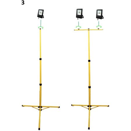 Univerzální stojan pro Reflektor LEDy GOLDLUX (Polux)