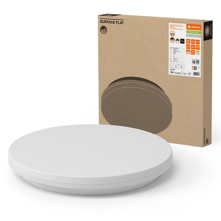 Plafond LED stropní světlo 27W 3780lm 3000K - 4000K CCT stmívatelné povrchově montované bílé 50cm povrch Ledvance