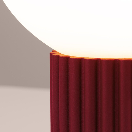 Stolní stolní lampa G9 Round Maroon Modern Matte Halo Sollux