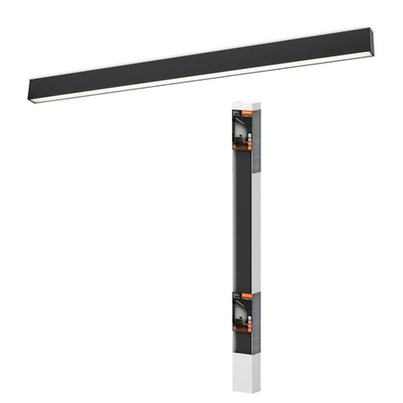 30W 3100lm 4000K Neutrální stmívatelné černé kancelářské svítidlo Ledvance lineární svítidlo