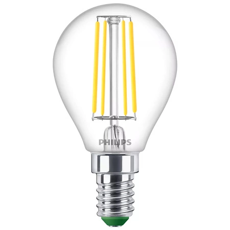 LED žárovka E14 Ball P45 2,3W = 40W 485lm 210lm/W 4000K Neutral 300° CLASS A UltraEfficient Philips