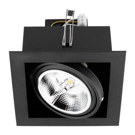 Halogenové pohyblivé svítidlo pod omítku GU10 ES111 Square Black