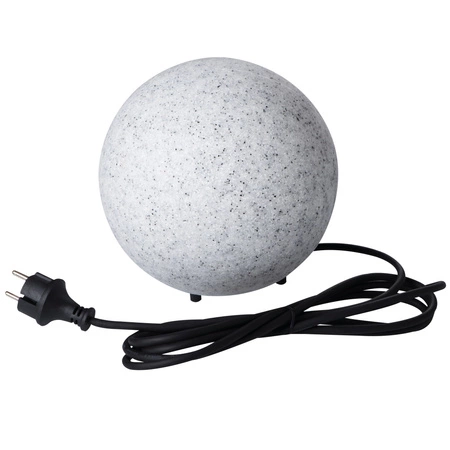 KANLUX VENKOVNÍ POHONNÁ LAMPA STONO STONE BALL E27 IP65 30cm šedá