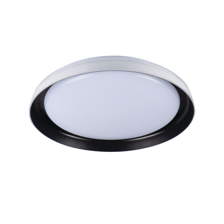 Plafond LED stropní panel Svítidlo pro povrchovou montáž 17,8W 1280lm 4000K Neutral 120° Round White Black Nifu Kanlux