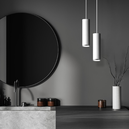 Stropní závěsné svítidlo GU10 bílé IP44 TURYN Sanico Goldlux