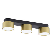SPACE BLACK/GOLD Plafond Stropní světlo pro povrchovou montáž Moderní 3xGX53 6142 TK Lighting