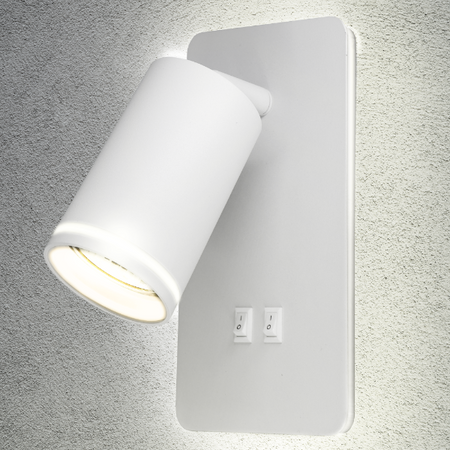 Nástěnná lampa 6W 300lm 4000lm Neutrální 120° 1 xGU10 Bílá PARIS Sanico Goldlux