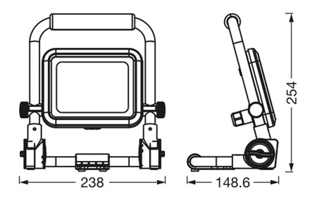 LED reflektor Pracovní lampa 20W 2000lm 6500K Přenosný LEDVANCE