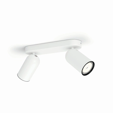 Stropní svítidlo LED PONGEE 2x GU10 Reflektor pohyblivé svítidlo Bílá PHILIPS