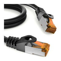 Stíněný kabel LAN 10m S/FTP CAT. 6a Síťový kabel RJ45 Internet LIBOX