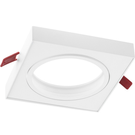 Podhledové svítidlo GU10, ES111 Nastavitelná Čtvercová Bílá 14cm CARPI LUMILED