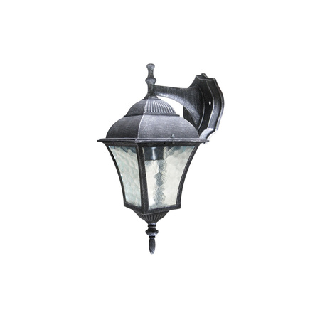 Zahradní lampa LED nástěnná lampa TOSCANA E27 IP43 Down Lantern Antique Silver RABALUX