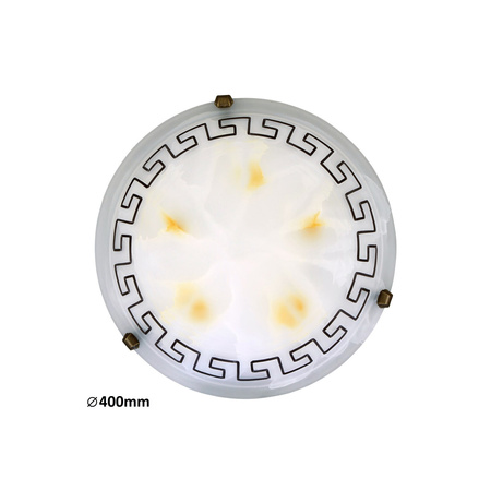 Plafond LED stropní svítidlo Povrchová montáž 2x E27 White Classic Etrusco Rabalux