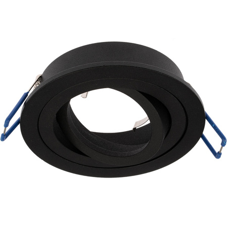 Halogenová svítidlo GU10, TUBA SPOT Nastavitelná Kulatá Černá 20mm MIDI + LED GU10, 6W 4000K LUMILED