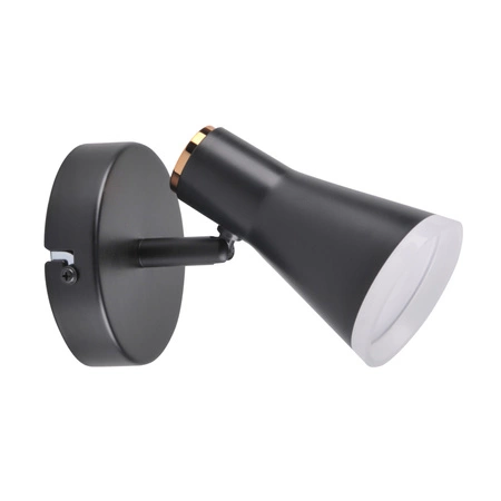 Nastavitelné nástěnné svítidlo 4.2W LED BERG 1 černá 3000K GOLDLUX (Polux)