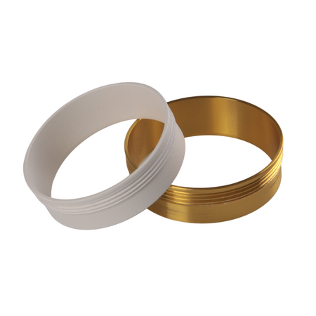 Sada přípojnic pro osvětlení 1m + 3x MARIBEL GU10 bílá + zlatá