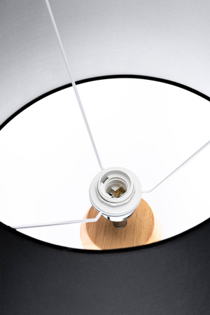 Stojací lampa E27, Nastavitelnou Výškou Černá CLARA LUMILED