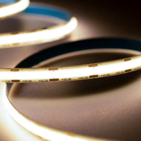 LED pásek COB, 12V 50W 1920LED Neutrální bílá 8mm 5m LUMILED