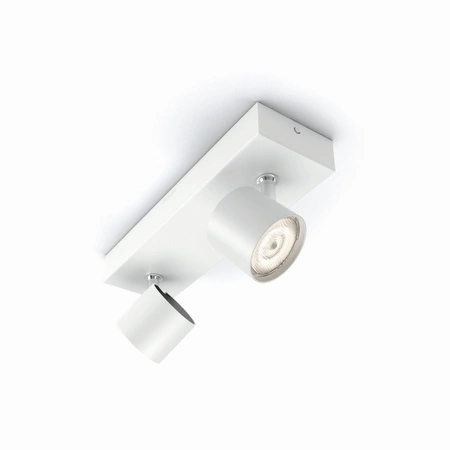 LED STAR stropní svítidlo 2x 4,5W 2700K stmívatelné reflektorové svítidlo pohyblivé bílé PHILIPS