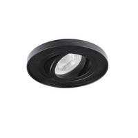 TINY BORD GU10/GU5.3 Kruhové podhledové svítidlo Movable Black KANLUX
