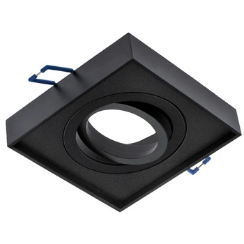 Halogenová Podhledové svítidlo GU10, TUBA SPOT Nastavitelná Čtvercová Černá 20mm MIDI LUMILED