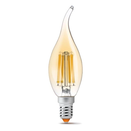LED žárovka E14 BA 35 6W = 52W 680lm 2200K Teplá bílá Amber Filament 360° VIDEX