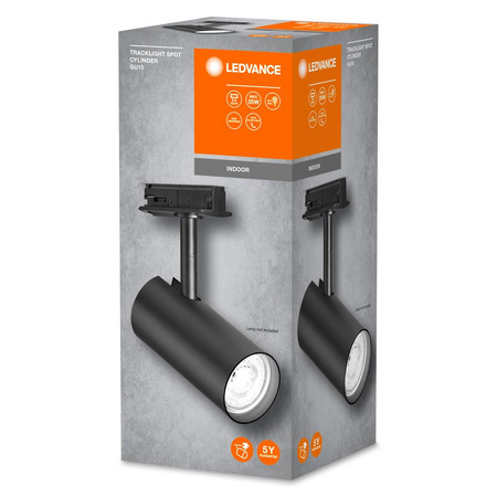 GU10 Black Tracklight Spot Ledvance Spotlight