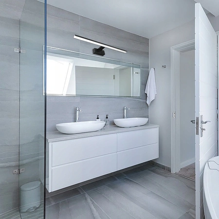 BESTA LED SVÍTIDLO DO KOUPELNY 8W 4000K 40CM IP44 ČERNÁ