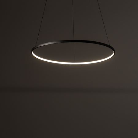 LED závěsné stropní svítidlo 21W 660lm 3000K teplá černá moderní CIRCOLO LED M 10812 Nowodvorski