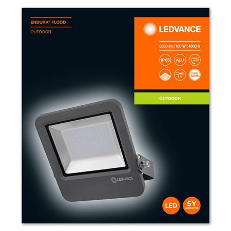 Reflektor LED 100W 8800lm 4000K IP65 Šedá LEDVANCE světlomet Endura
