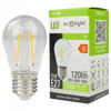 LED žárovka Edison S14 E27 2W 120lm 2700K Warm FILAMENT Ecolight