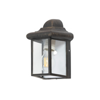 Zahradní lampa LED nástěnná lampa NORVICH E27 IP43 Antique Gold RABALUX