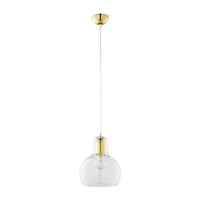 MANGO Závěsné stropní svítidlo převislé zlaté sklo Classic E27 1002 TK Lighting