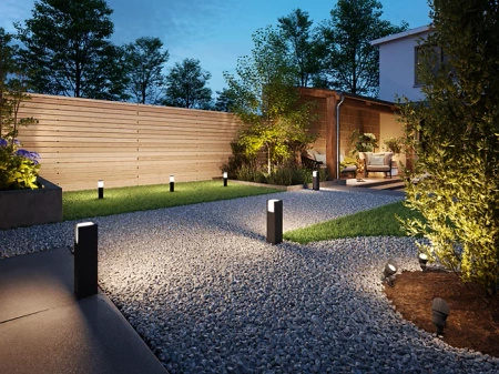 Venkovní LED zahradní lampa PEDESTAL GardenLink 6W 12V 4000K IP44 Antracit PHILIPS