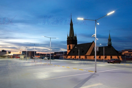 Parkovací lampa LED Street Lamp 150W 19500lm 4000K Neutral 140° IP65 IK08 Grey STRETON KANLUX