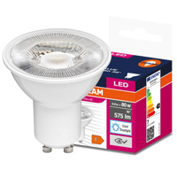 LED žárovka GU10 6.5W = 80W 575lm 6500K Studená bílá 36° OSRAM Hodnota