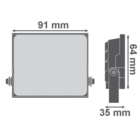 Reflektor LED Halogen 10W 6500K 900lm IP65 Ecolight
