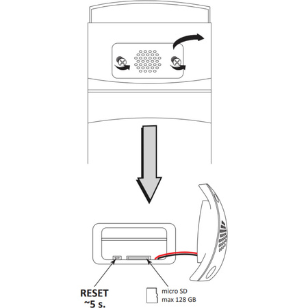 COSMO Z2 IP65 Full HD 2Mpx venkovní kamera Tuya SMART WIFI GOLDLUX (Polux) PIR