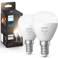 2PAK LED koule E14 P45 5,7W 2700K teplá PHILIPS HUE White Bluetooth Zigbee žárovka