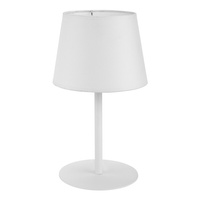 MAJA WHITE Stolní lampa na noční stolek Stínidlo bílé klasické E27 2935 TK Lighting
