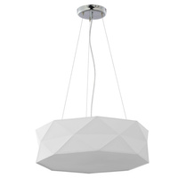 KANTOOR Závěsné stropní svítidlo Lustr bílý moderní geometrický 4xE27 3311 TK Lighting