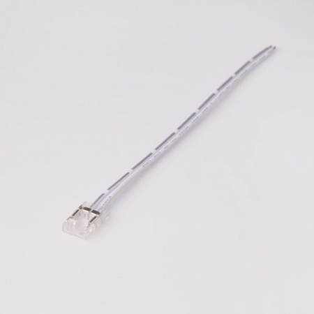 Konektor pro LED COB NEON MONO 8mm jednostranný úhelník s vodičem