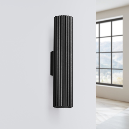 Nástěnné svítidlo Tuba Spot 2x GU10 Black Carbon Deep Space SL.1577 Sollux