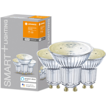 3x LED žárovka GU10 5W 350lm 2700K Teplá bílá LEDVANCE SMART WiFi Stmívatelné